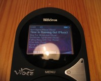 overview of selected tracks
